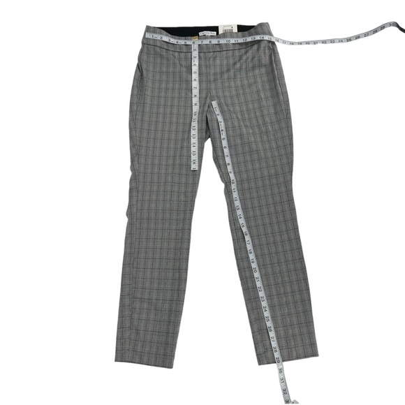 NWT Ophelia Roe Black Checkered High Rise Skinny Pants Size Medium Women’s - Picture 5 of 7